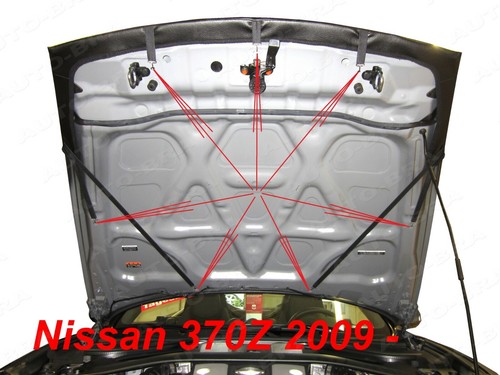 BRA für Nissan 370Z Bj. ab 2009 Haubenbra Automaske Steinschlagschutz Nismo - Picture 4 of 4