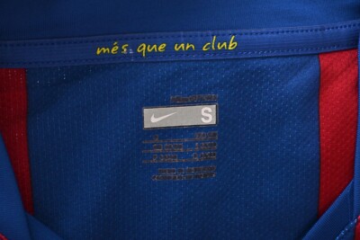BARCELONA 2007/2008 HOME FOOTBALL SHIRT JERSEY NIKE SIZE S #6 XAVI