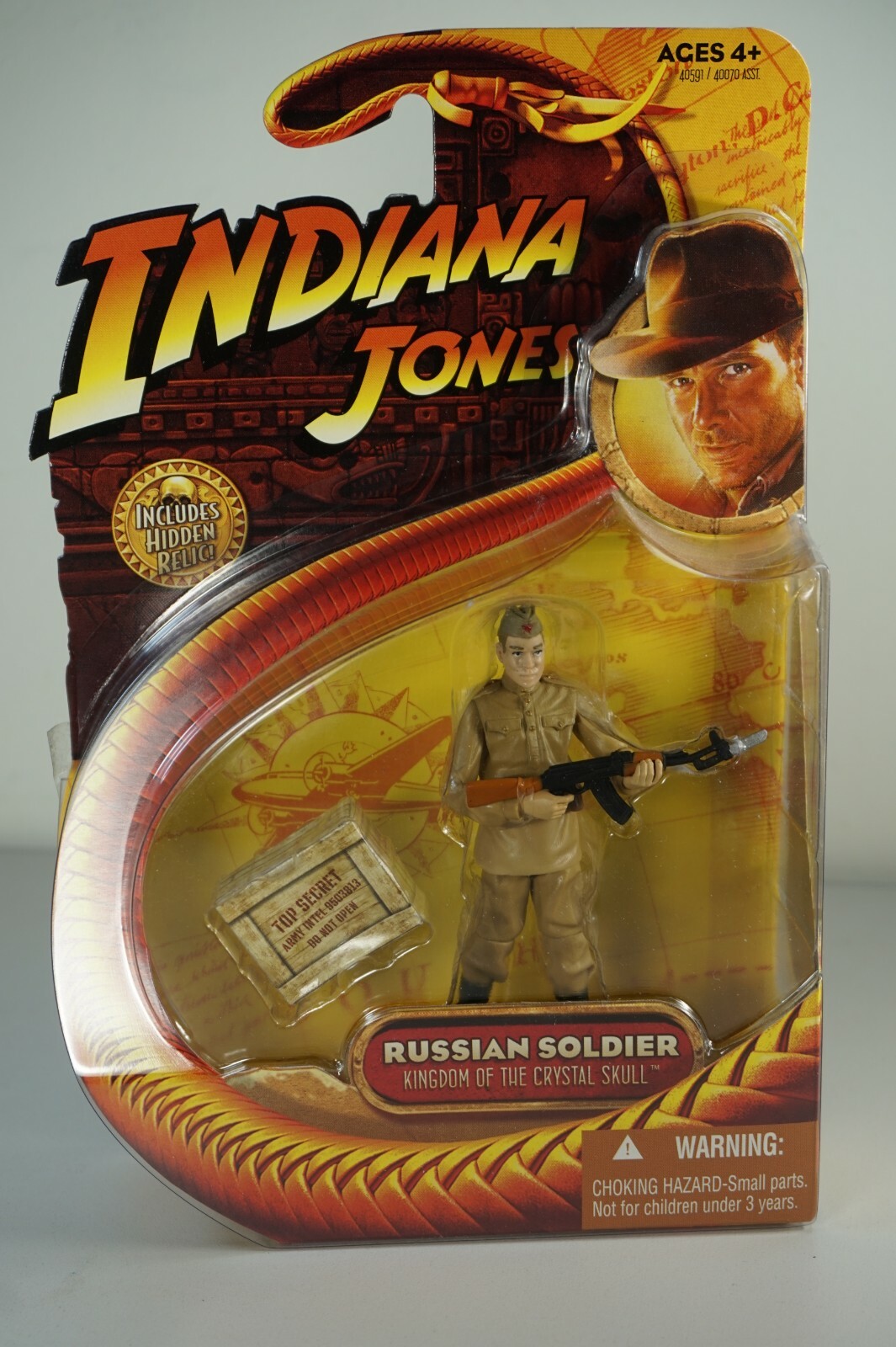 Hasbro Indiana Jones Crystal Skull Russian Soldier WW2 Action Figure MOC