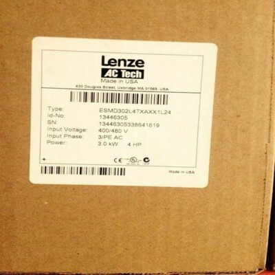 ESMD302L4TXA 1PC NEW Sealed Lenze SMD Inverter 3kW 3PH ESMD302L4TXA