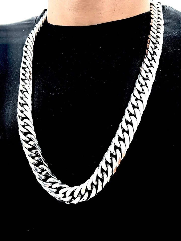 Cadena de eslabones de bordillo 28” 20 mm Bikers Dream, resistente, sin deslustre, ¡hecha para durar! Foto 4 de 4