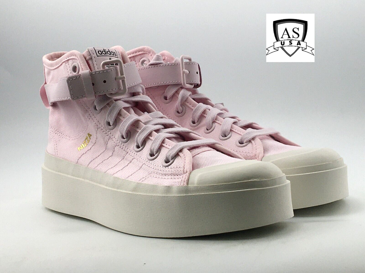 Adidas Originals Nizza Bonega Mid Women's Size 8 Almost Pink