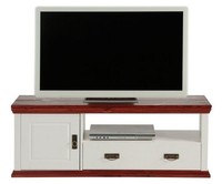 Tv Lowboard Kiefernholz Weiß Kirschbaumfarben Tv Schrank Tv MöBel