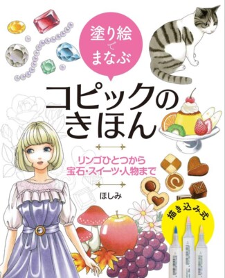 NEW Japanese Language How To Draw Manga Learn by Coloring Copic Technique Book
