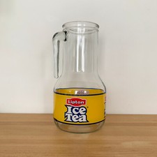 Grand pichet de Bar en verre Lipton Ice Tea