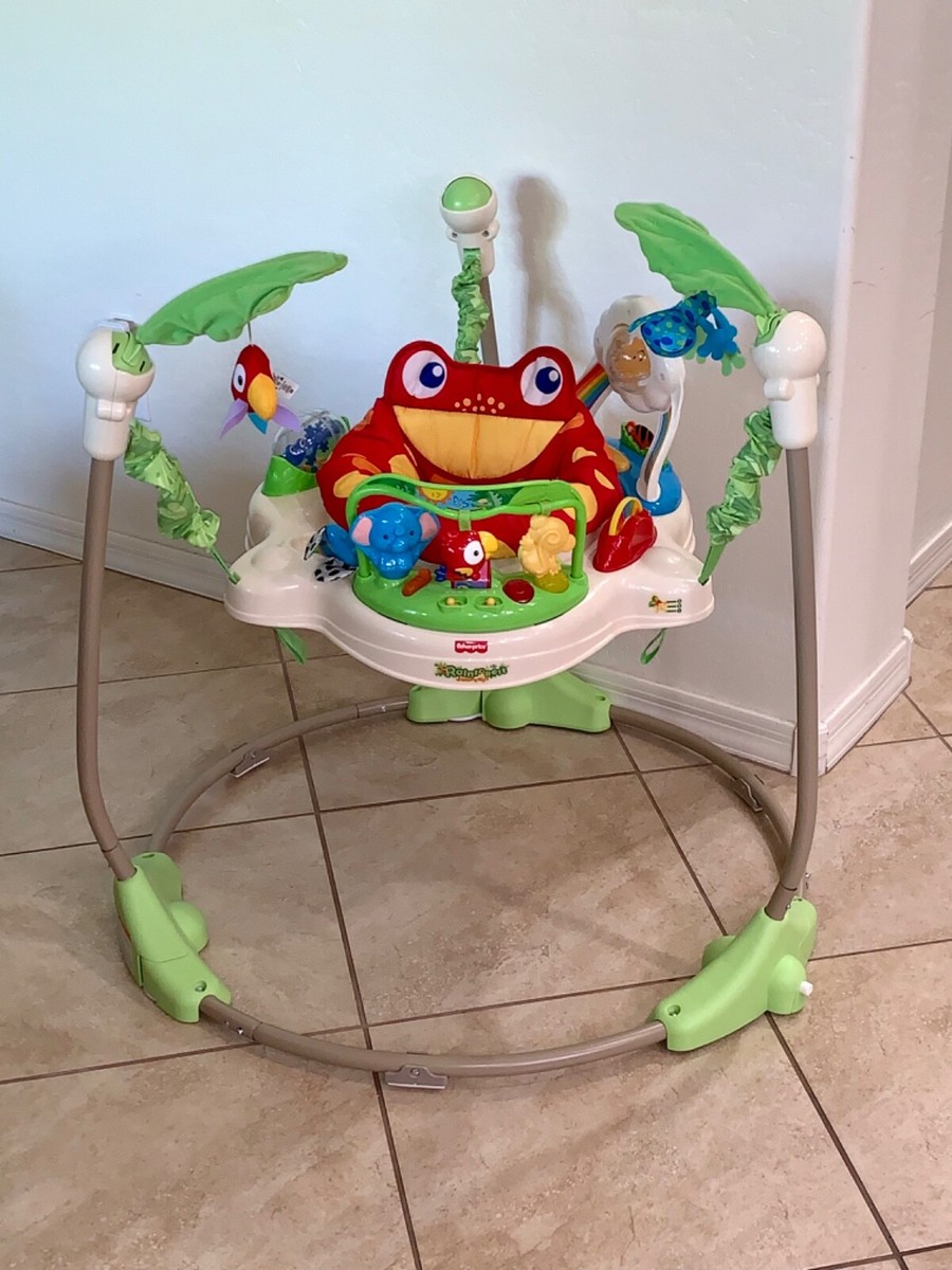 Jumperoo, freestanding baby activity center with lights, music