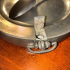 18th Century Pewter Water-Warming  Plate w/Vintage Pewter Spoon — photo 6
