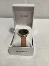 Nine West Rose Gold/ Black Women's Watch