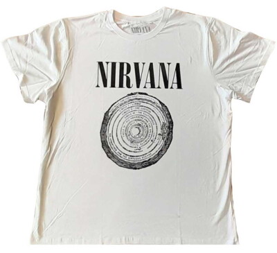 Nirvana Vestibule White T-Shirt Plus Sizing NEW OFFICIAL | eBay