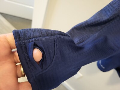 NIKE DRI-FIT~ 1/4 Zipper Long Sleeve Running Shirt ~ RN#56323 Size