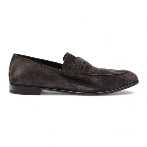 Zegna L'Asola Penny Loafers - Suede - Brown 10 US 9 UK $990 - 第 1/8 張圖片
