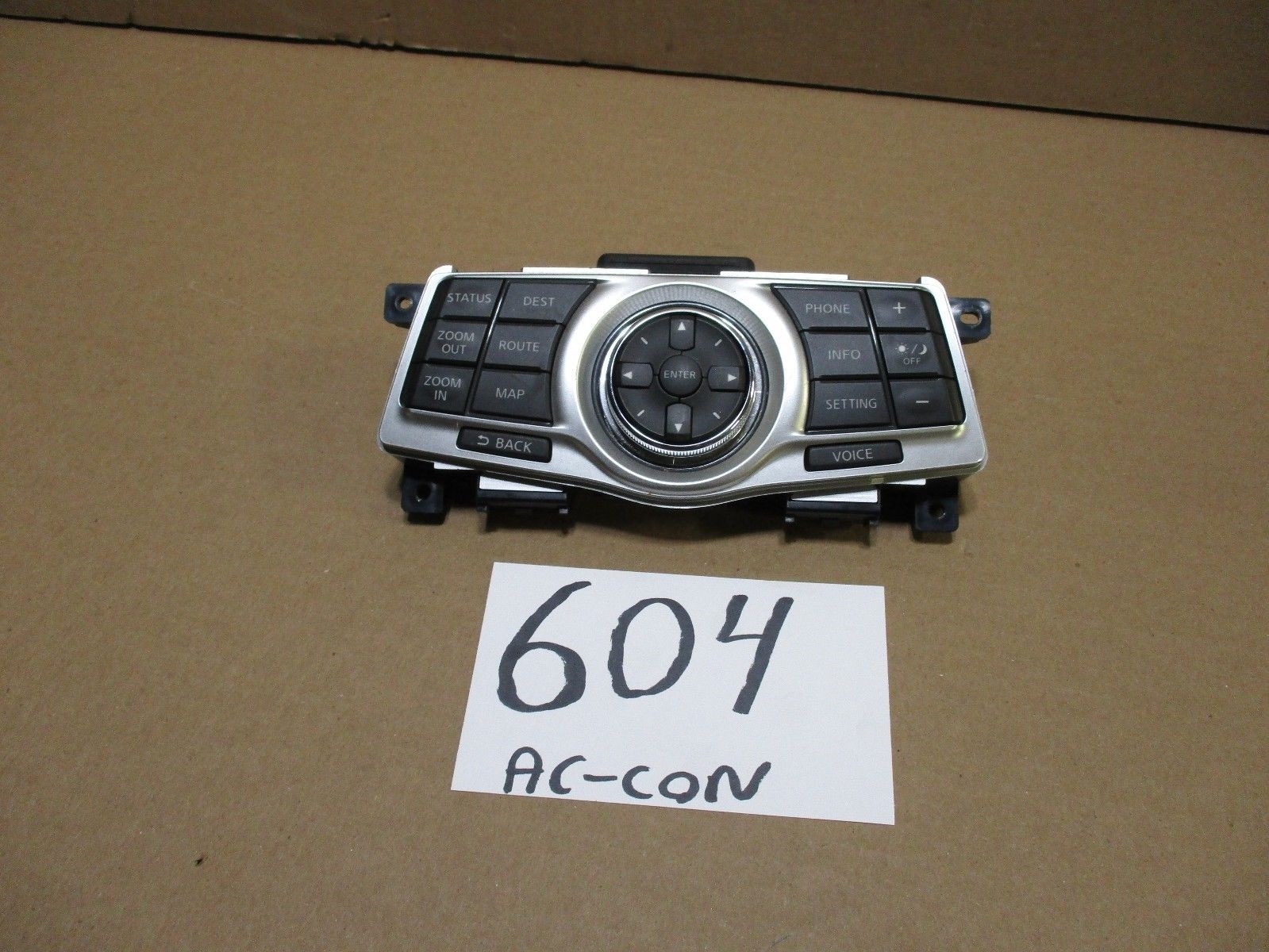 2009 - 2014 Maxima Radio Control Panel AC and Heater Control Used Stock #604-AC 