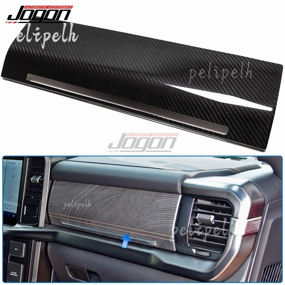 Carbon Fiber For Ford F150 Raptor 2021-2023 Dash Co-pilot Storage