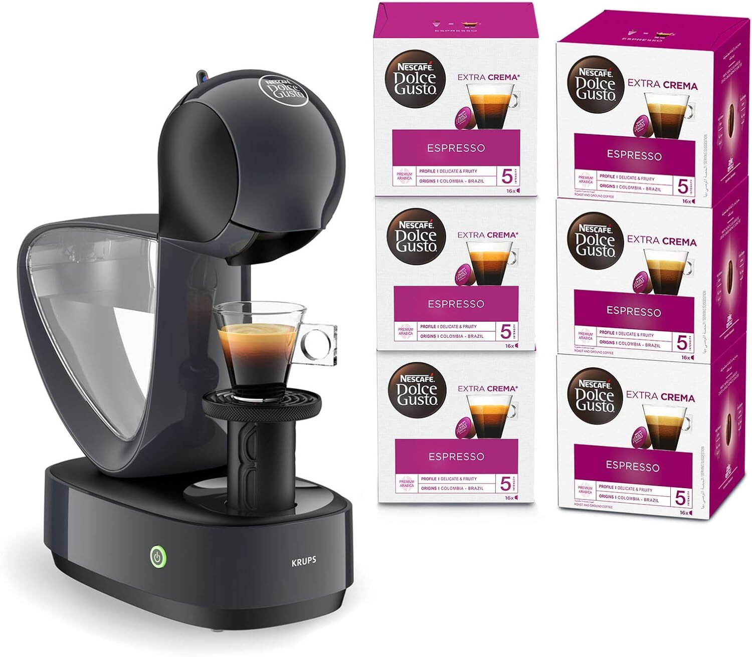 NESCAFÉ DOLCE GUSTO De'Longhi Infinissima Macchina per Caffè e Altre...