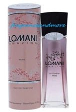 LOMANI AMAZING PERFUME FOR WOMEN 3.3 OZ / 100 ML EAU DE PARFUM SPRAY NIB