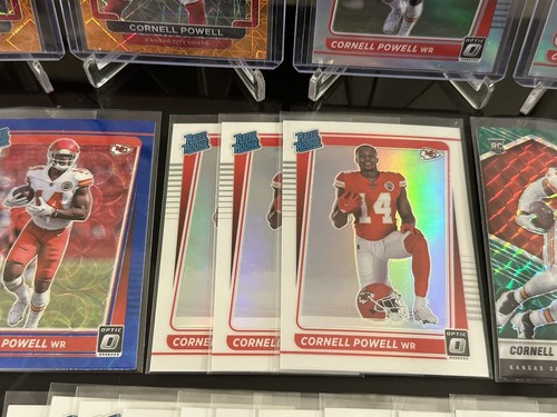 Cornell Powell Lot (41) + Donruss Optic Holo, Prizm Orange Lazer, Mosaic Silver - Picture 8 of 13