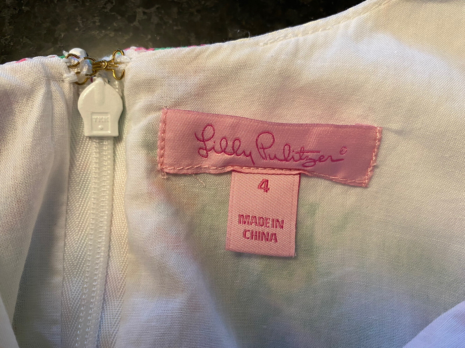 Lilly Pulitzer Multi State Patch Patchwork Delia … - image 5