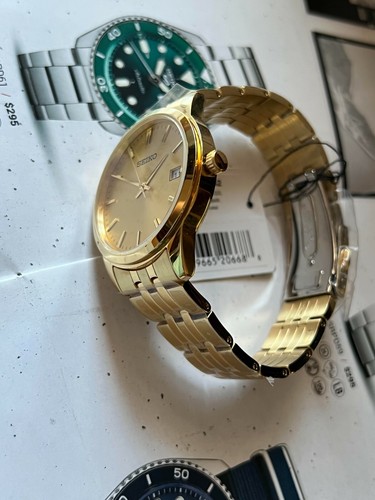 SEIKO 5 SNKK 52 Acciaio Inox Quadrante Oro SEIKO AUTOMATICO 2020 SNKK 52-NEW  | eBay