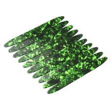 10Pcs Gauge 0.71mm Celluloid Strips Oud Pick Reeshe for Oud Ud Qadim Pearl Green