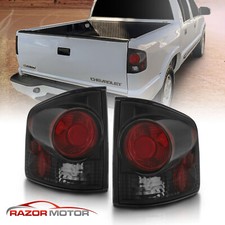 For 1994-2004 Chevy S10gmc Sonoma Dark Smoke Rear Brake Tail Lights Pair