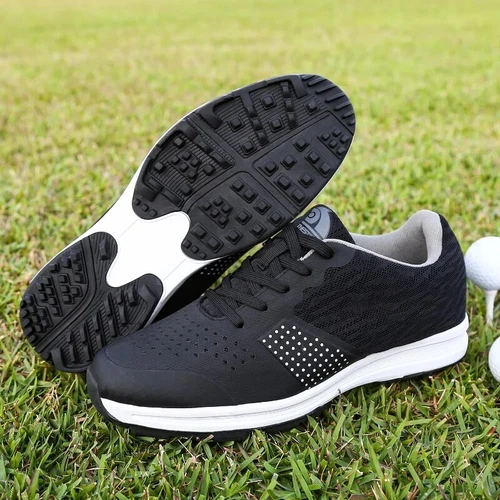 Waterproof Spikeless Golf Shoes Mens Outdoor Comfortable Anti Slip Golf Sneakers - Picture 15 of 22