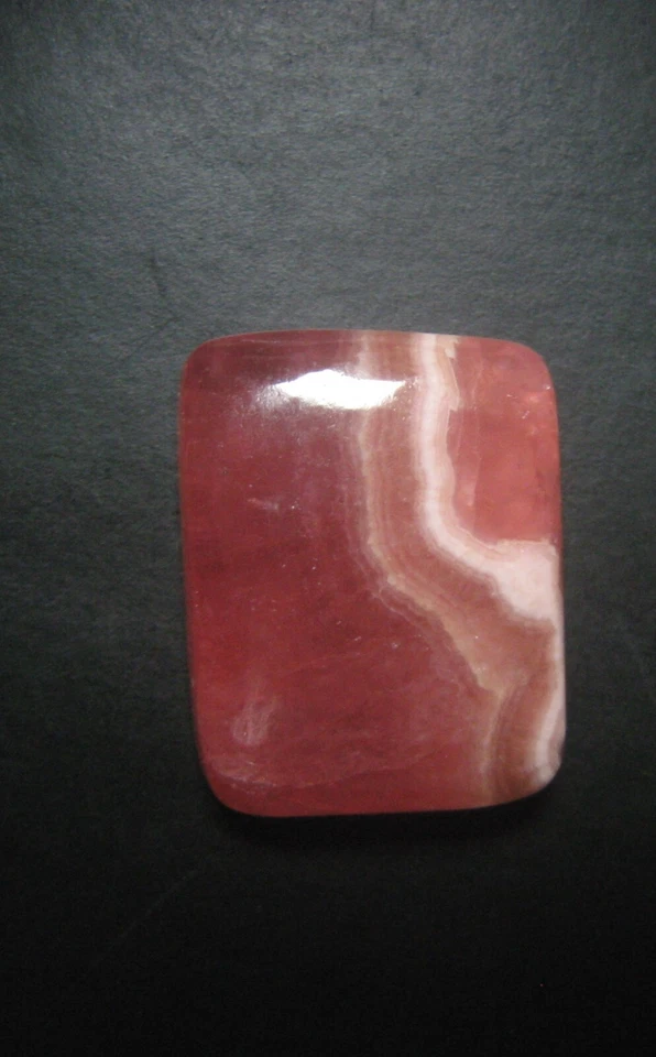 Piedra preciosa suelta cabujón rodocrosita natural forma baguette 25,15 quilates J 649 Foto 2 de 4