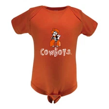 Oklahoma State Infant Lap Shoulder Creeper Print