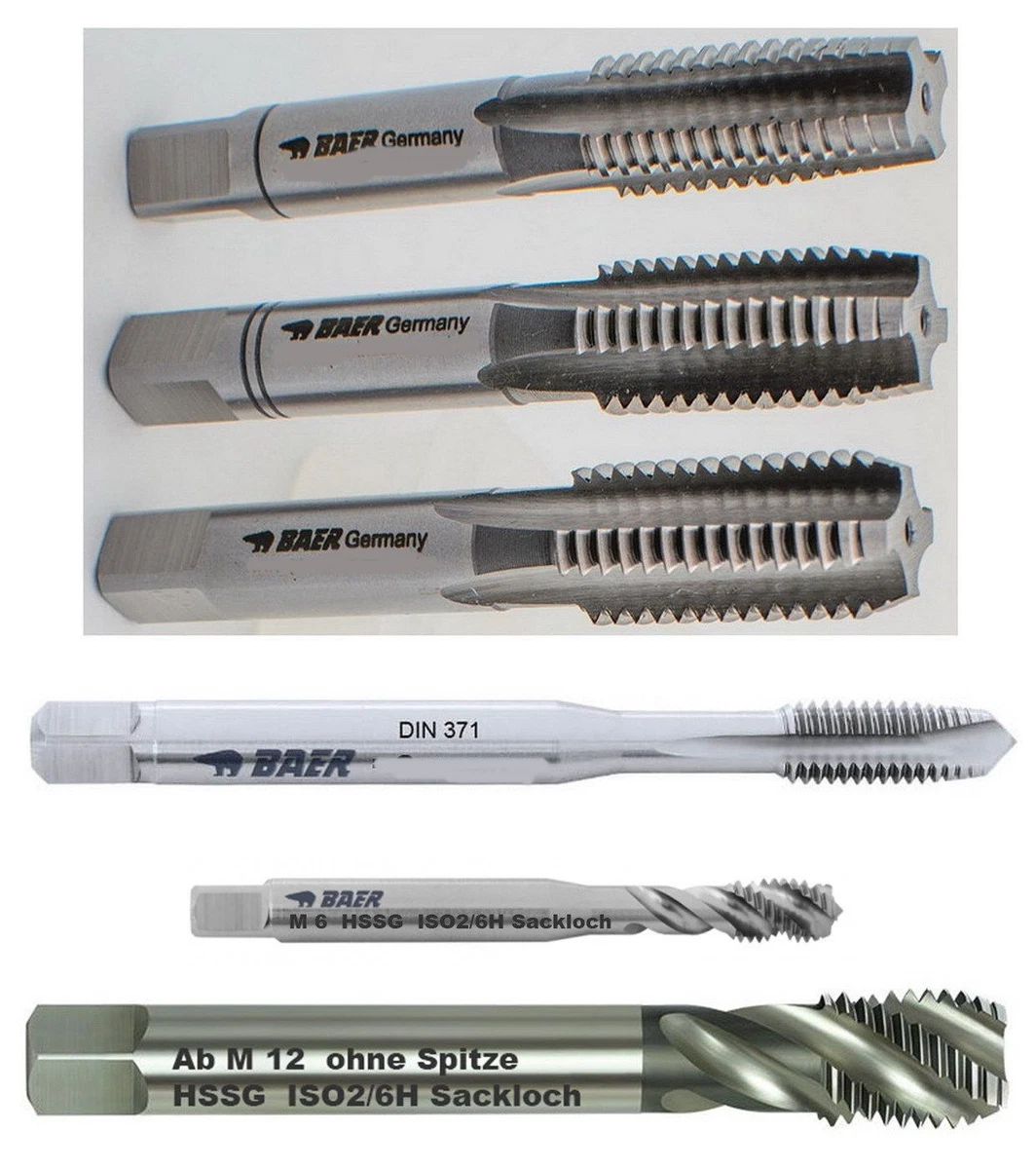 Filiera BAER HSS M2 X 0,4 – Per Filettatura Esterna Metrica, Tolleranza ISO 6g, Uso Manuale - 6