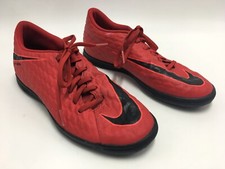 Nike HypervenomX Phelon Men's Size 7.5 Black Red Indoor Soccer Shoe 852543-616