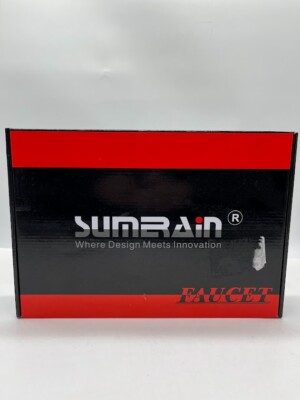 SUMERAIN Cross Double Handle Wall Mount Roman Tub Faucet with Valve