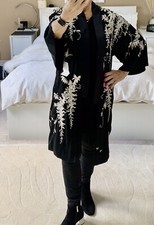 Reduced! Special Occasion Catherine Deane Oriental Black Embroidered Coat