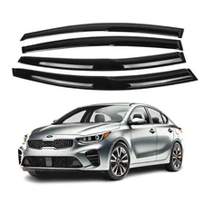 Fits KIA FORTE SEDAN 2014-2018 Side Window Visor Sun Rain Deflector Guard Thick