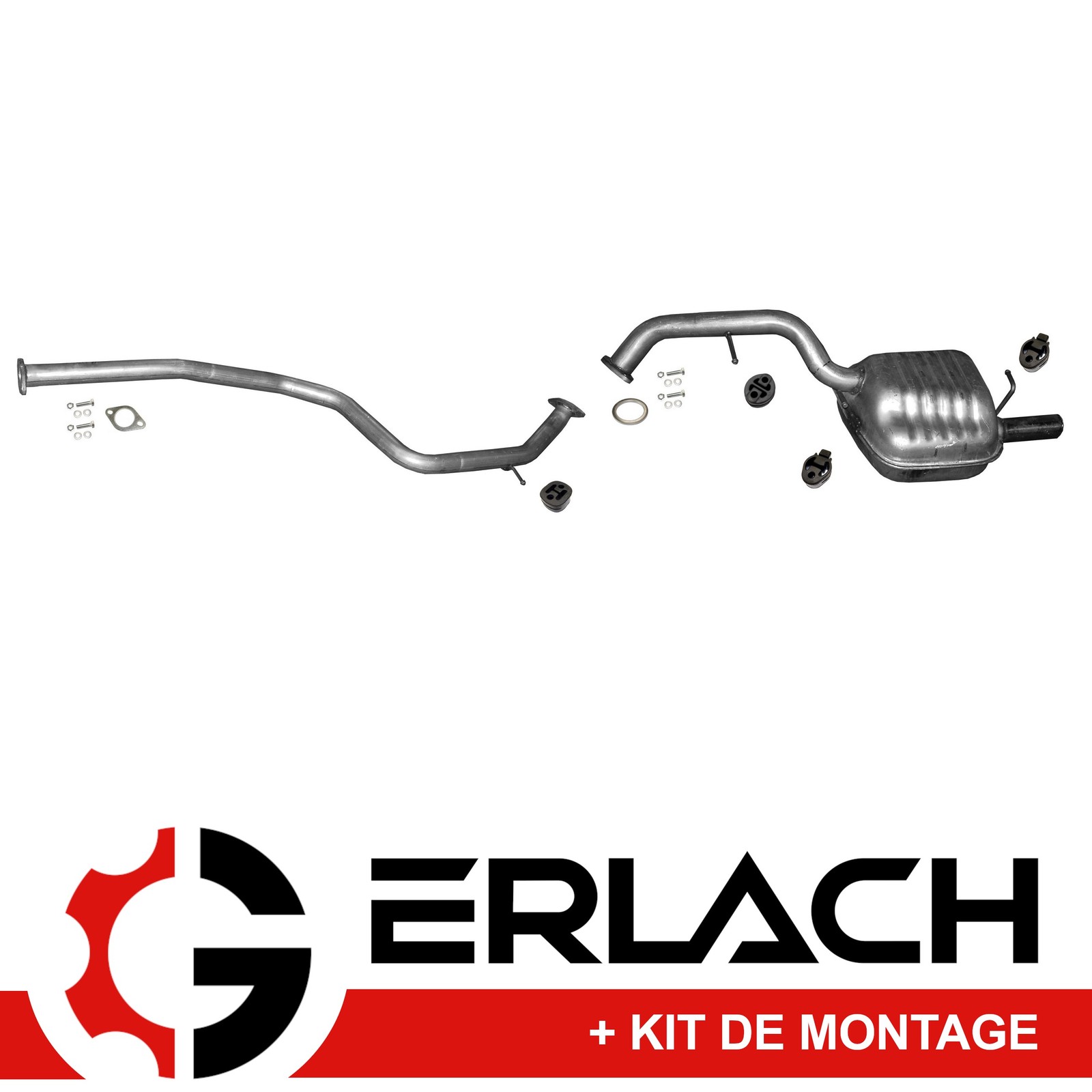 Echappement silencieux pour Mazda 5 2.0 TD elimine les bruits de claquement au controle technique