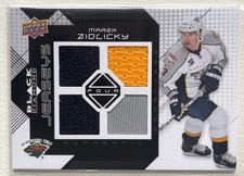 2008-09 Upper Deck Black Diamond Quad Jerseys D-3  #BDJ-MZ  Marek Zidlicky