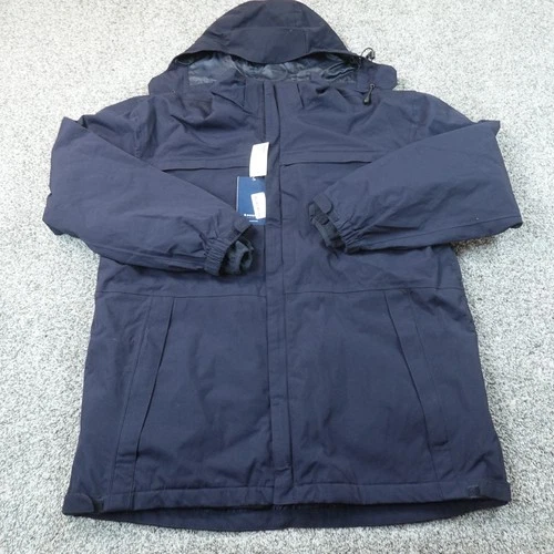 NEW Propper Jacket Mens XL Blue 3 In 1 Hooded Fleece Lined Parka Work Duty Coat video thumbnail