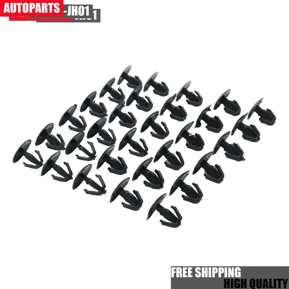 Retenedor de clip de retención de sello de capó 30x 91518-S10-003 apto para Honda Accord Acura Foto 3 de 4