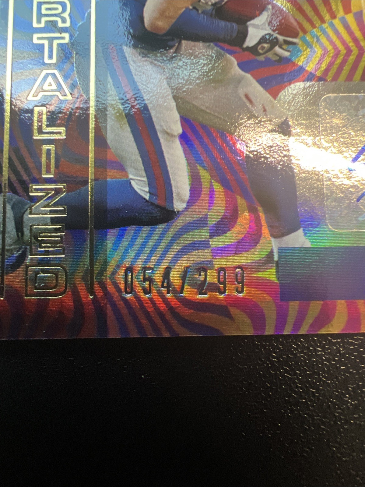 2021 Panini Illusions JEREMY SHOCKEY Immortalized Patch Auto Giants #'d 110/299 view 2