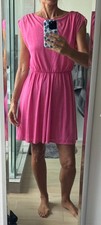 Alice + Olivia Zenden Scalloped Lace Open Back Dress Pink 4 NWT