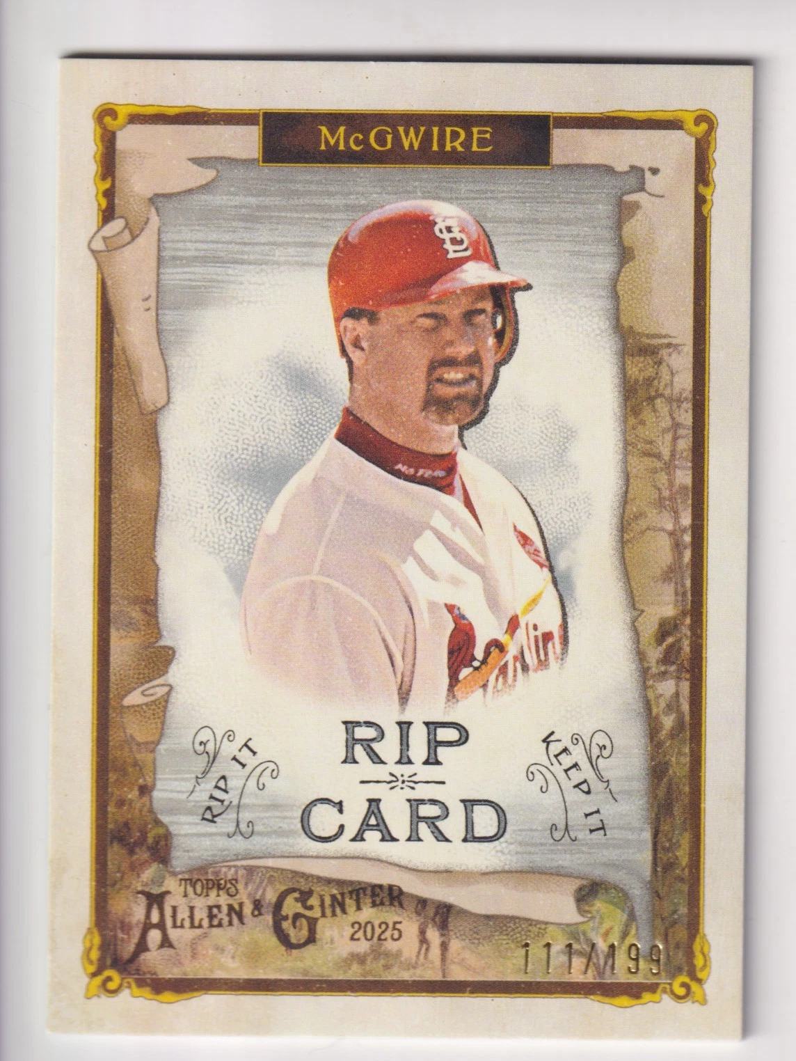 Mark McGwire Rip Card and Eddie Murray Sweet Victory