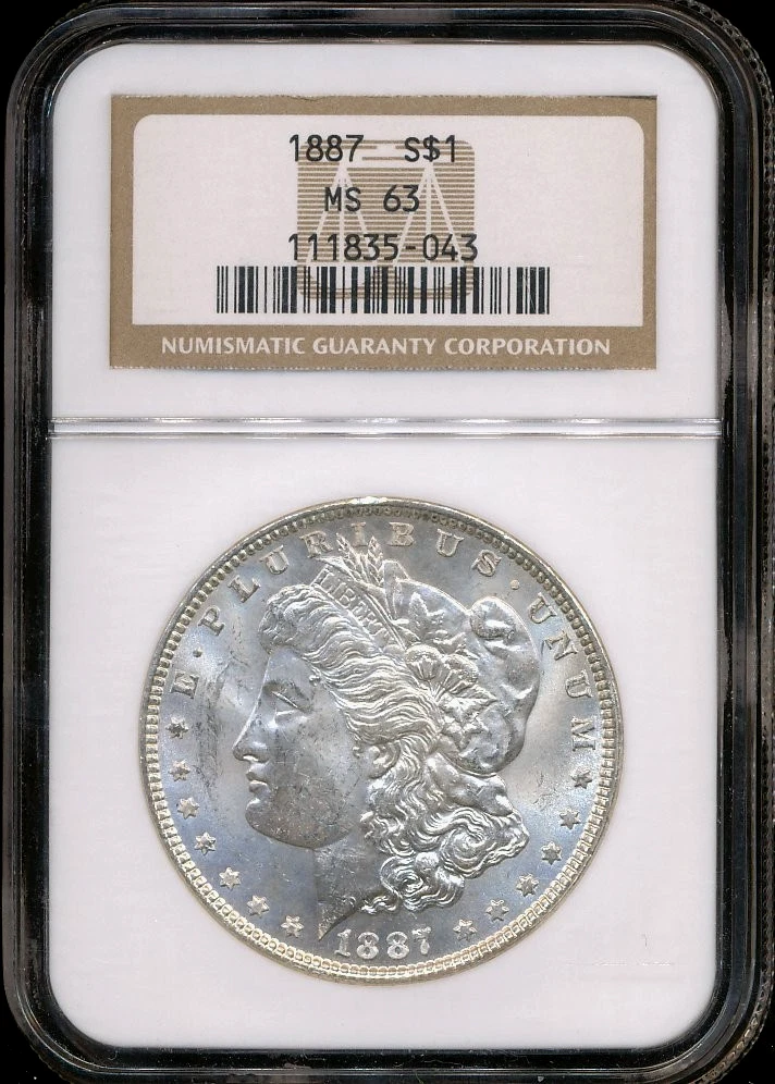MS 63 Graded 1887 Year Morgan US Dollars (1878-1921) for sale | eBay