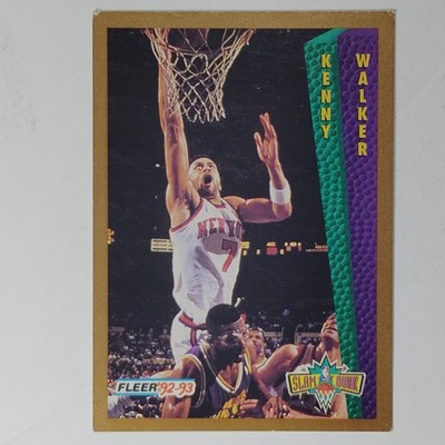 1992 93 Fleer Kenny Walker Slam Dunk   New York Knicks   Ungraded VG/EX