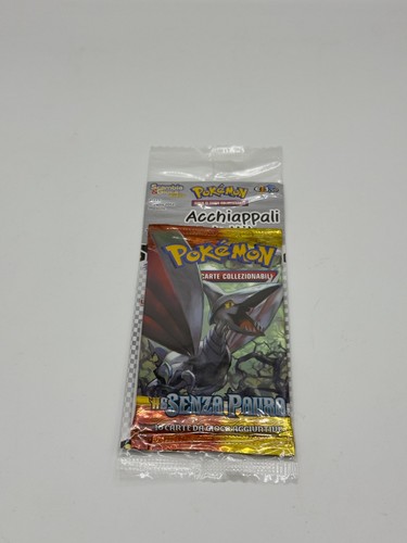 Pokemon TCG HS Undaunted Italian Booster Pack Sealed Inside Magazine Wrappe
