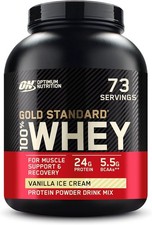 Gold Standard 100% Whey Protein Powder Vanilla Ice Cream, 5 Pound 16.17 per gallon