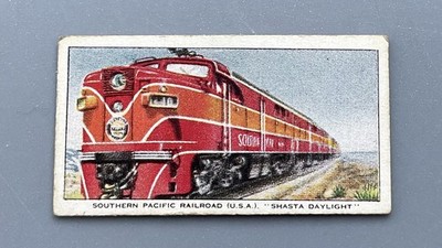  British Automatic Company Weighing Machine Card Train Picture weight printed