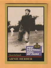 Arnie Herber Green Bay Packers 1991 ENOR Pro Football HOF #63 Wisconsin Badgers