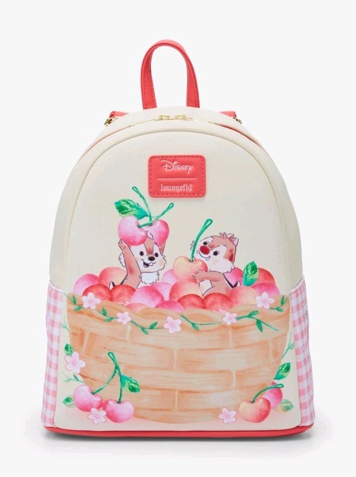 chip and dale loungefly mini backpack Pastel Mini-Backpack lasting but also easy to clean Loungefly W11G Exclusive Chip Cosplay