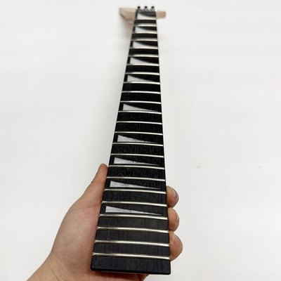 DIY Maple Electric Guitar Neck, Jujube Wood Fretboard, 24 Frets, 25.5 Inches