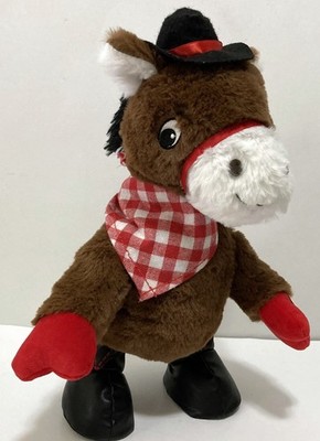 Country Cowboy Horse Animated Dancing Musical Toy 13.5'' The Git Up 2 Step VIDEO
