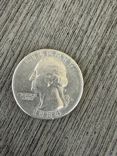 1984 (D) WASHINGTON QUARTER No Rim & Filled In Mint Mark Error! Rare