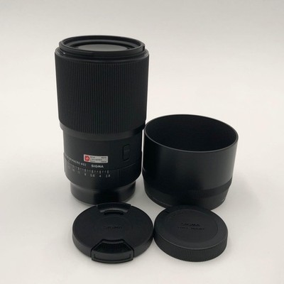 Sigma 105mm f/2.8 DG DN MACRO Art Lens with Hood for Sony E Mount Excellent